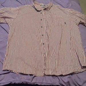 Used Columbia 3XLT Short Sleeve Button Down Shirt